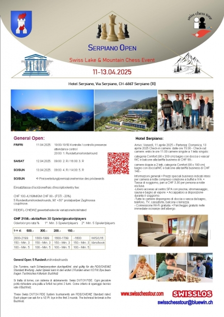  - Swiss CHess Tour