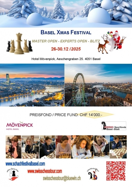 BASEL CHRISTMAS FESTIVAL, 26-30.12.2025 - Swiss CHess Tour